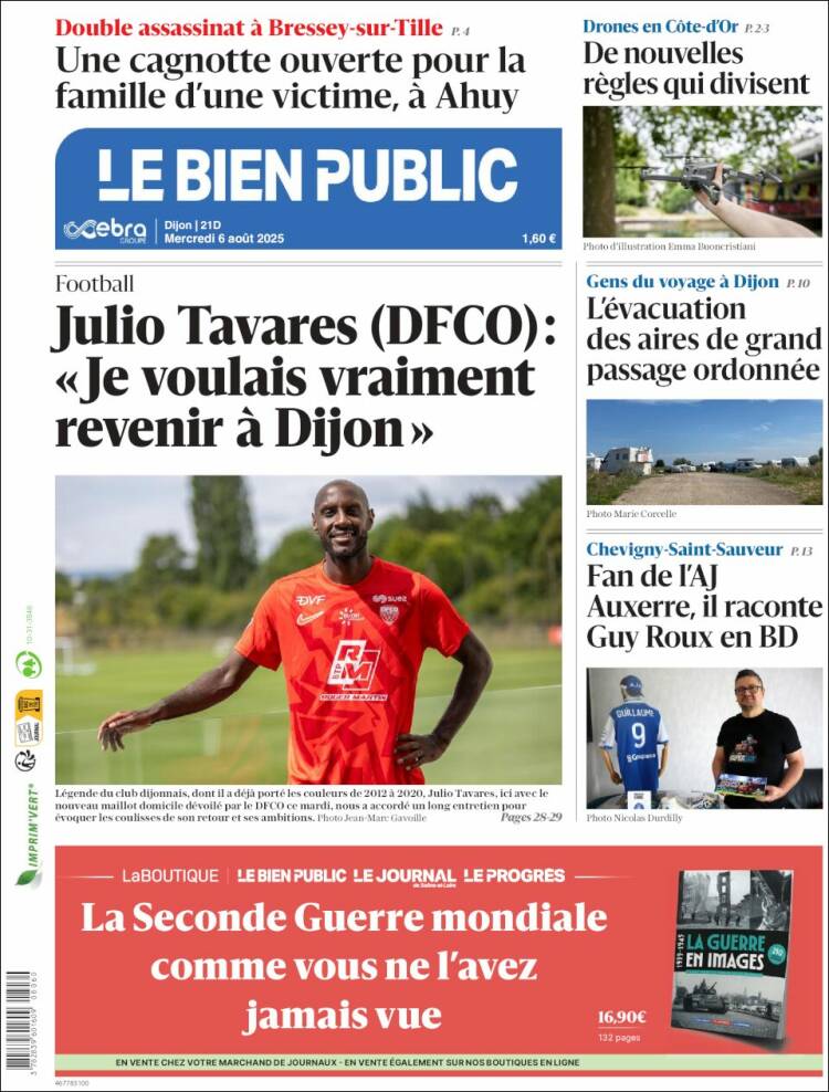 Portada de Le Bien Public (France)