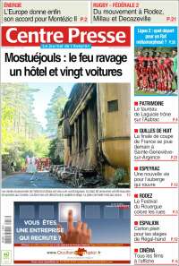 Portada de Centre Presse (France)