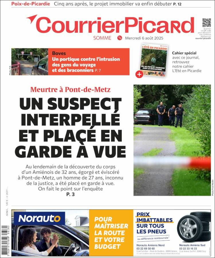 Portada de Courrier Picard (France)