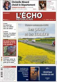 Portada de L'Echo Républicain (Francia)