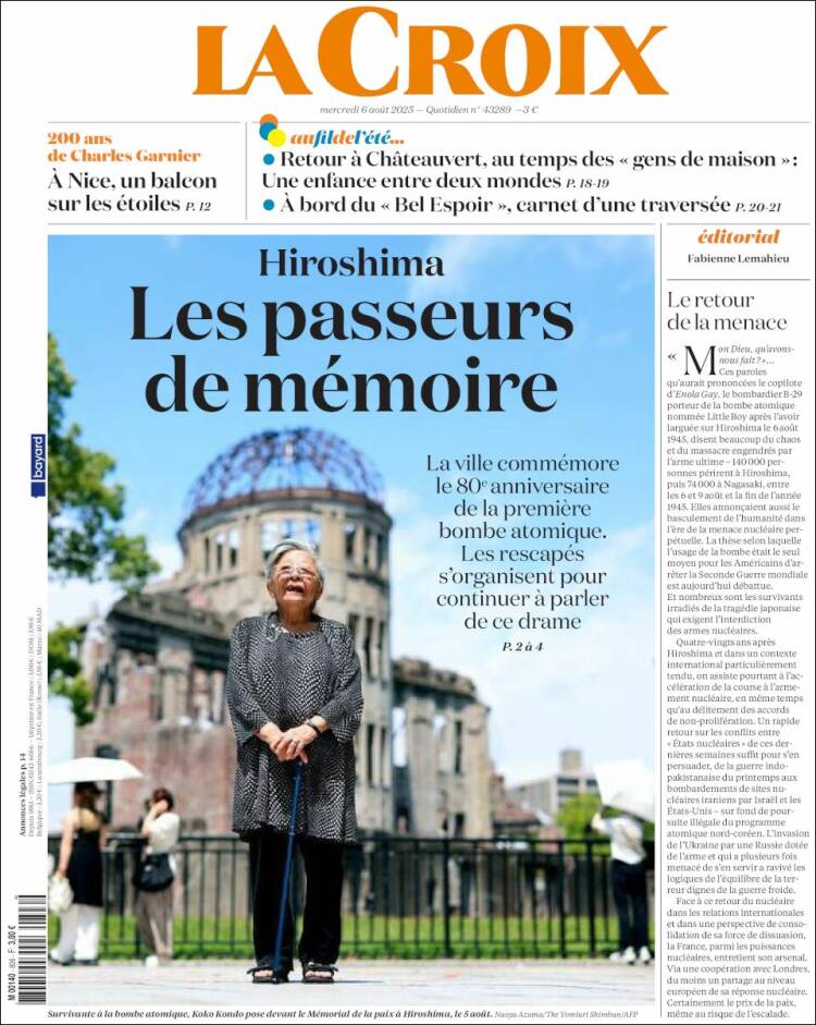 Portada de La Croix (France)