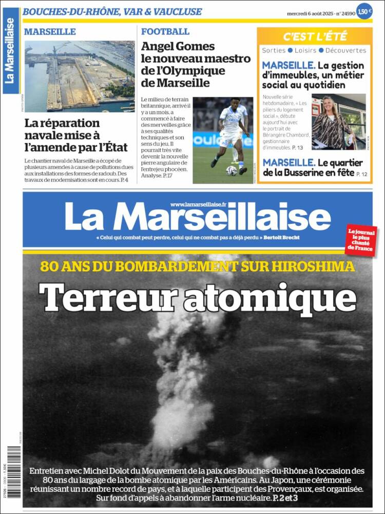 Portada de La Marseillaise (France)