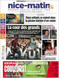 Portada de Nice-Matin (France)