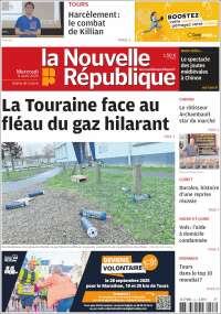 Portada de La Nouvelle Republique (France)