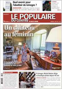 Portada de Le Populaire du Centre (France)