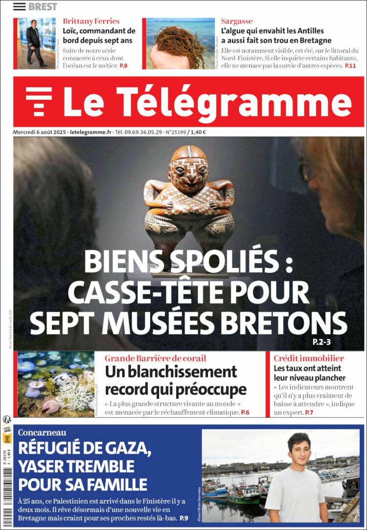 Portada de Télégramme (France)