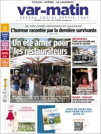 Portada de Var-Matin (France)
