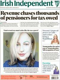Portada de Irish Independent (Irlanda)