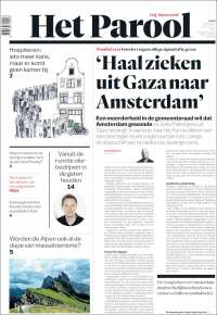 Portada de Het Parool (Países Bajos)