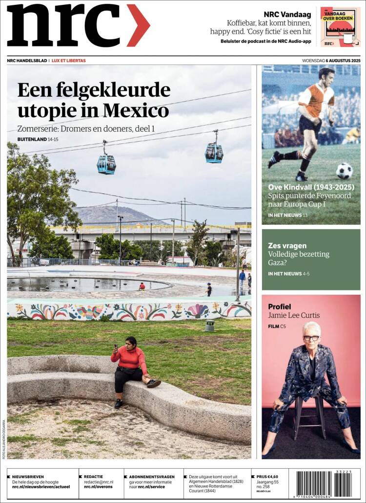 Portada de NRC Handelsblad (Pays-Bas)