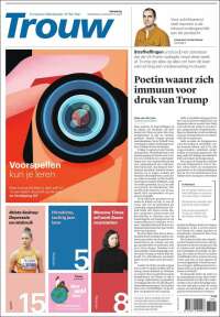 Portada de Trouw (Países Bajos)