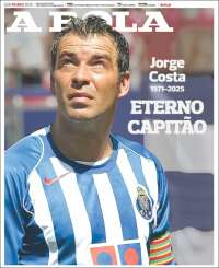 Portada de A Bola (Portugal)