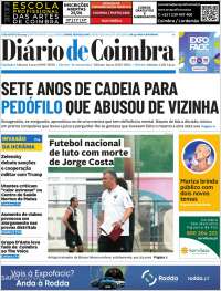 Portada de Diário de Coimbra (Portugal)