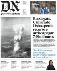 Portada de Diário de Noticias (Portugal)