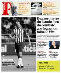 Portada de Público (Portugal)