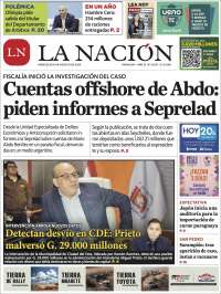 Portada de La Nación (Paraguay)