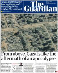 Portada de The Guardian (Reino Unido)