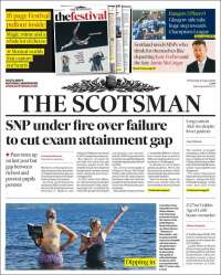 Portada de The Scotsman (Reino Unido)