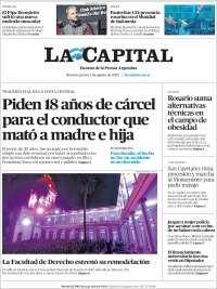 Portada de La Capital - Rosario (Argentina)