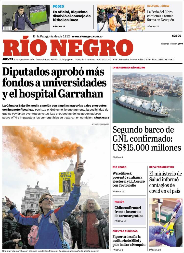 Portada de Rio Negro (Argentina)