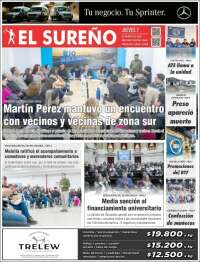Portada de Diario El Sureño (Argentina)