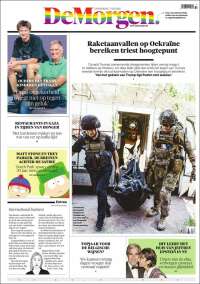 Portada de De Morgen (Belgique)