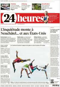 Portada de 24 Heures (Suisse)
