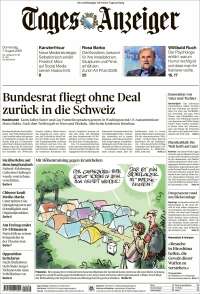Portada de Tages-Anzeiger (Suisse)