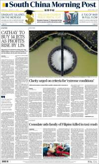 Portada de South China Morning Post (Chine)
