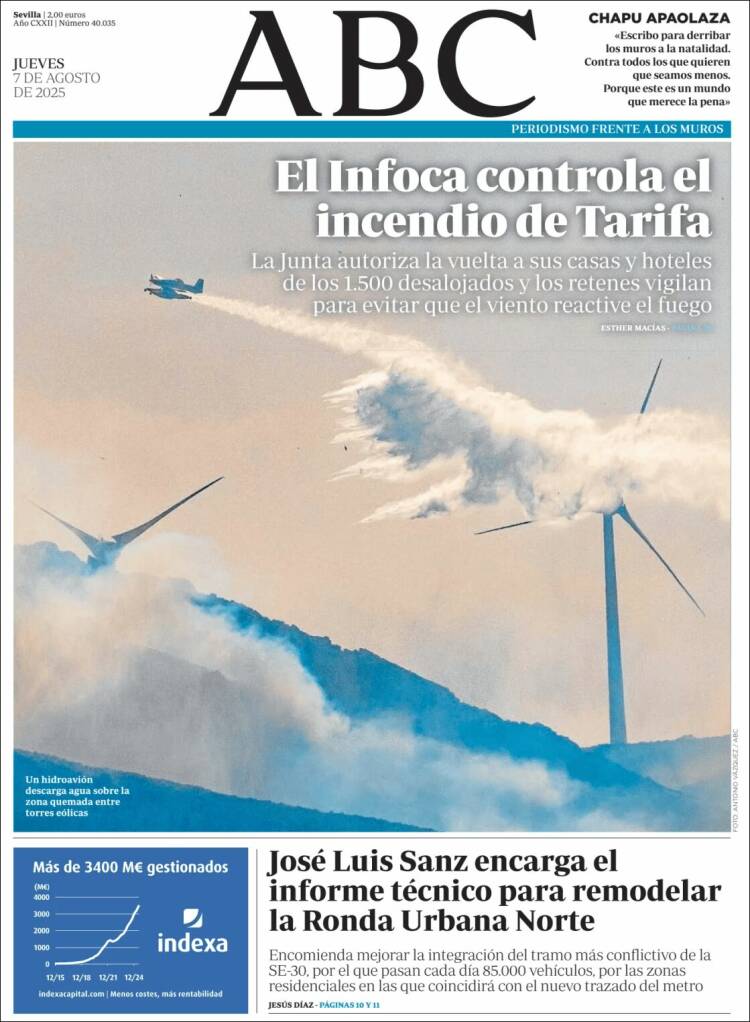 Portada de ABC - Sevilla (España)