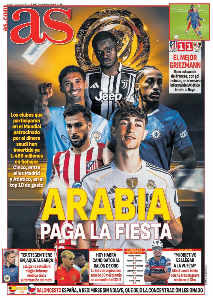 Portada de As (España)