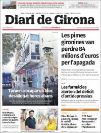 Portada de Diari de Girona (España)