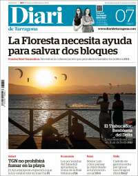 Portada de Diari de Tarragona (España)