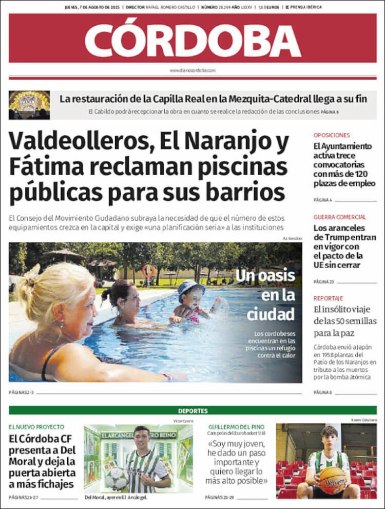 Portada de Diario de Córdoba (Spain)