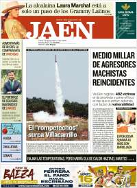 Portada de Diario Jaén (España)