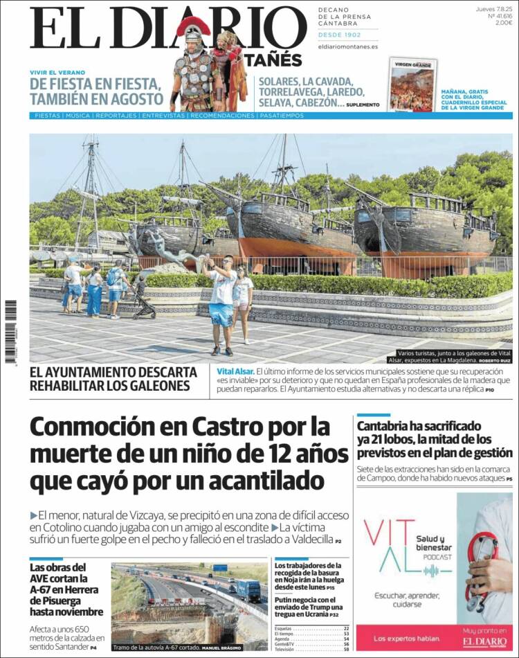 Portada de El Diario Montañés (Spain)