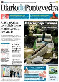 Portada de Diario de Pontevedra (Spain)