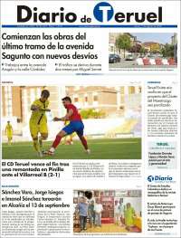 Portada de Diario de Teruel (Spain)
