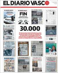 Portada de Diario Vasco (España)