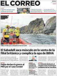 Portada de El Correo (Spain)