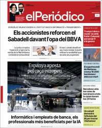 Portada de El Periódico de Catalunya (Spain)