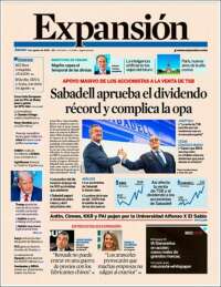 Portada de Expansión (Spain)