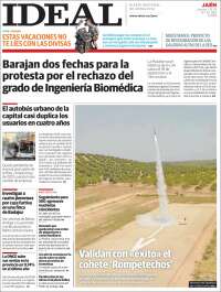 Portada de El Ideal de Jaén (España)