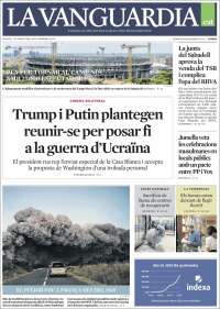 Portada de La Vanguardia (Spain)