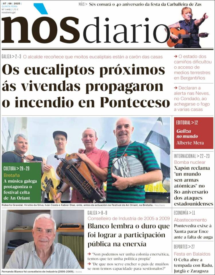 Portada de Nòs Diario (Spain)