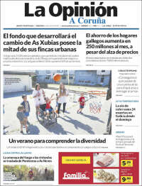 Portada de La Opinión de A Coruña (Spain)