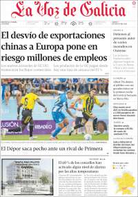 Portada de La Voz de Galicia (Spain)