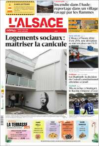 Portada de Journal L'Alsace (France)