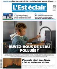 Portada de L'Est Eclair (Francia)
