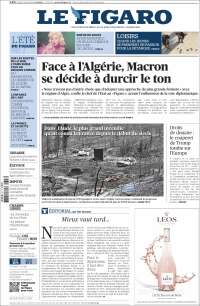 Portada de Le Figaro (Francia)